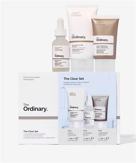 The Ordinary The Clear Set at BEAUTY BAY